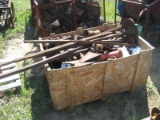 Crate of Tractor Parts