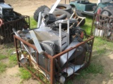 Crate of Tractor Seat / Chain Saw etc