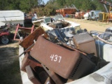 Boat w/ Augers / Cultivator Parts & Misc.