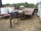 8x20 Flat Dump Trailer: S/A