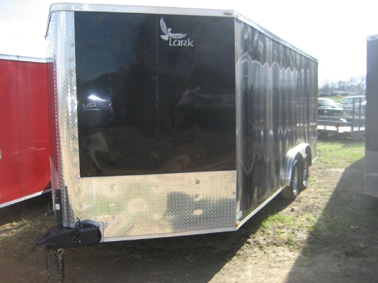 Unused 2018 Lark 102"x18' Enclosed Trailer, s/n 5RTBE1827JD062574