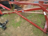 Unused 3-pt Hitch Boom Pole: Red