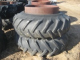 (2) Snap On Tractor Wheels/Tires