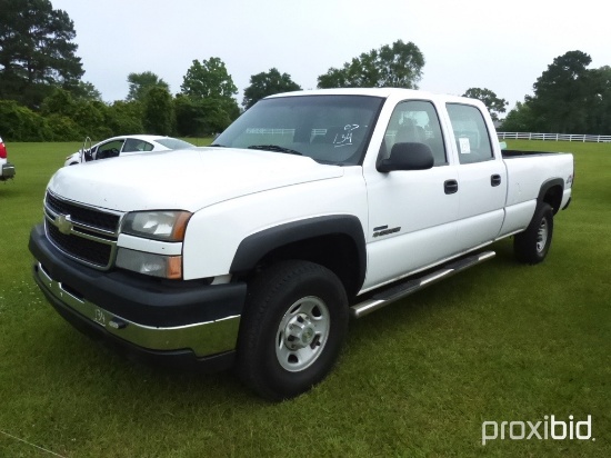 2007 Chevy 2500HD 4WD Pickup, s/n 1GCHK23D17F172360: Duramax, Allison, Odom