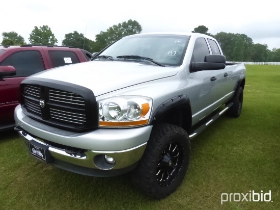 2006 Dodge Ram 2500 SLT Pickup, s/n 3D7KS28C66G222419 (Title Delay): 4-door