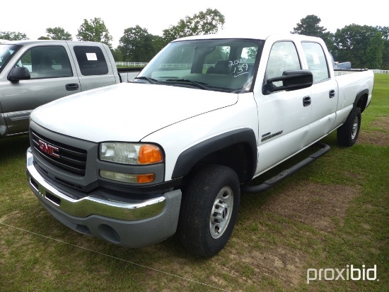 2006 GMC 2500HD Pickup, s/n 1GTHC23DX6F268094: 2wd, Duramax, Allison, Odome