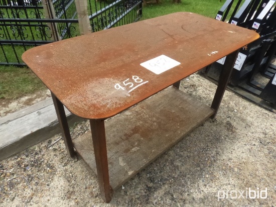 Heavy-duty 30x57 Welding Shop Table w/ Shelf