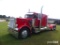 1985 Peterbilt 359 Truck Tractor, s/n 1XP9DB9X4FN179127: Ext. Hood, 90K mi.