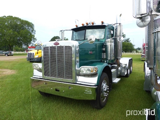 2008 Peterbilt 388 Truck Tractor, s/n 1XPWDB9X58N763705: T/A, Day Cab, Cat