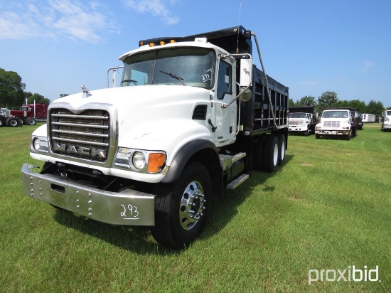 2004 Mack Granite CV713 Tandem-axle Dump Truck, s/n 1M2AG11Y14M011478: 11.9