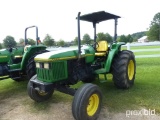 John Deere 5500 Tractor, s/n LV5500E652209: Canopy