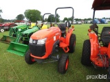 2017 Kubota L3301F Tractor, s/n 10026: 2wd, Rollbar, Turf Tires, Demo Unit,