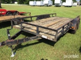 16' Bumper-pull Trailer (No Title - Bill of Sale Only): T/A