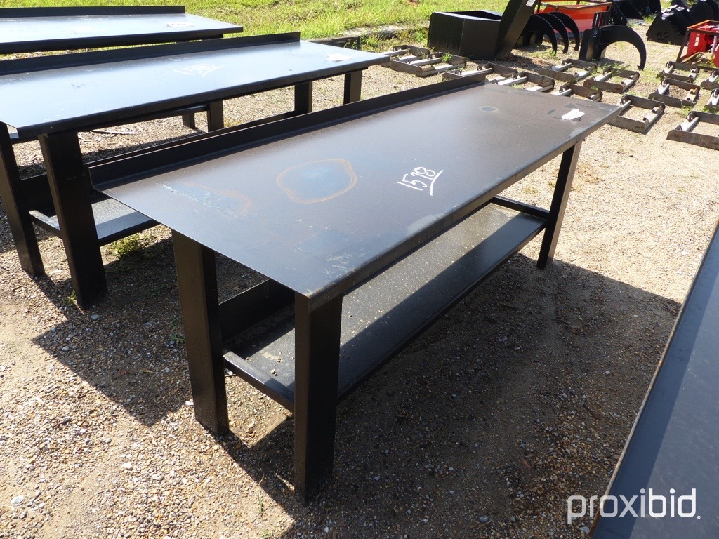 29 5x90 Heavy Duty Work Bench W Shelf Heavy Construction