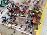 Pallet of Chainsaw Parts