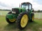 John Deere 7330 MFWD Tractor, s/n RW7330H015292: High Crop, Cab, Meter Show