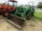 John Deere 5325 MFWD Tractor, s/n LV5325R334438: Loader w/ Bkt., R4 Tires,