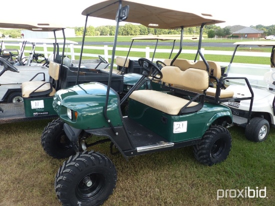 EZGo Electric Golf Cart, s/n 27647-601 (No Title)
