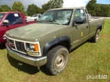 1993 GMC 2500 4WD Pickup, s/n 1GTGK24J8PE19656