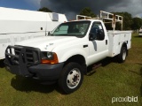 2001 Ford F450 XL Super-duty 4WD Pickup, s/n 1FDXF47F31EA92400: Diesel, 6-s