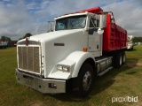 2010 Kenworth T800 Tandem-axle Dump Truck, s/n 1XKDD49X7AJ268637