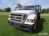 2008 Ford F750 Single-axle Dump Truck, s/n 3FRXF75S08V046546: Auto, 24' Sid