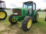 John Deere 7220 MFWD Tractor, s/n RW7220R014974: Electrical Problem