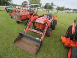 Kubota L2600DT MFWD Tractor, s/n 55003: Front Loader w/ Bkt., Turf Tires, M