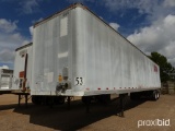 1997 Strick 53' Van Trailer, s/n 1S12E9539VE419311: Siding Rear Axle