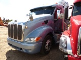 2010 Peterbilt 387 Truck Tractor, s/n 1XP7D49X4AD793550: Cummins 15L 500hp