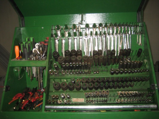 John Deere Tool Box w/ Tools