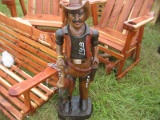 Wooden Cowboy Gunfighter