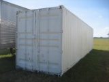 40' Shipping Container, s/n 249626-1: Divided Wall Inside