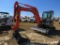 2011 Doosan DX60R Midi Excavator s/n 50438: C/A Heat Push Blade Rubber Trac