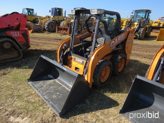 Unused 2014 Case SR130 Skid Steer s/n NEM480218: Canopy GP Bkt. 4 hrs