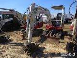 2015 Takeuchi TB230 Mini Excavator s/n 130000444: Canopy Aux. Hydraulics Pu