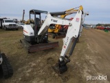 2011 Bobcat E35 Mini Excavator s/n A93K14713: Canopy Rubber Tracks Push Bla