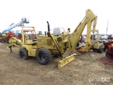 Vermeer V5750 Trencher / Backhoe w/ Blade, s/n 1VRF112W6L1000338, Hour Mete