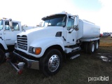 2007 Mack CV713 Water Truck s/n 1M2AG11Y07M060630: 400hp Eng. 10-sp. Air Ri