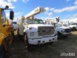 1991 Ford F700 Bucket Truck s/n 1FDWK74P2MVA01109: Utility Body 173K mi.