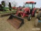 McCormick CX80 Tractor s/n JJE2001395: 2wd Encl. Cab Woods 1020 Front Loade