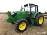 2013 John Deere 6125M MFWD Tractor s/n 1L06125MCDH757357: C/A 18.4R34 Rears