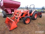 Kubota M7040 MFWD Tractor s/n 54160: Loader 3406 hrs