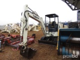 2003 Terex HR16 Mini Excavator s/n 3683: 4-post Canopy Blade 1705 hrs