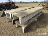 4 12' Cement Cow Troughs