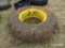 20.8x38 Tractor Tire and JD Wheel
