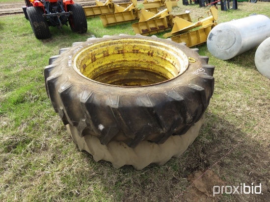 (2) 15.5-38 Tractor Tires