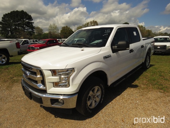 2017 Ford F150 4WD Pickup, s/n 1FTEW1EF5HKC67335: Supercrew, 5.0L Eng., Aut