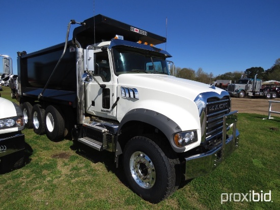 2019 Mack Granite GU713 Tri-axle Dump Truck, s/n 1M2AX07C7KM041250: MP8-455