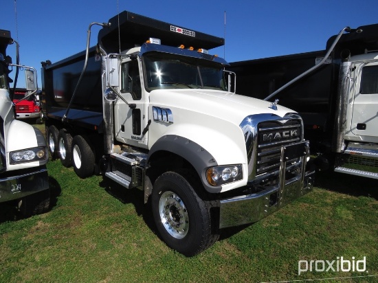 2019 Mack Granite GU713 Tri-axle Dump Truck, s/n 1M2AX07C0KM041249: MP8-455